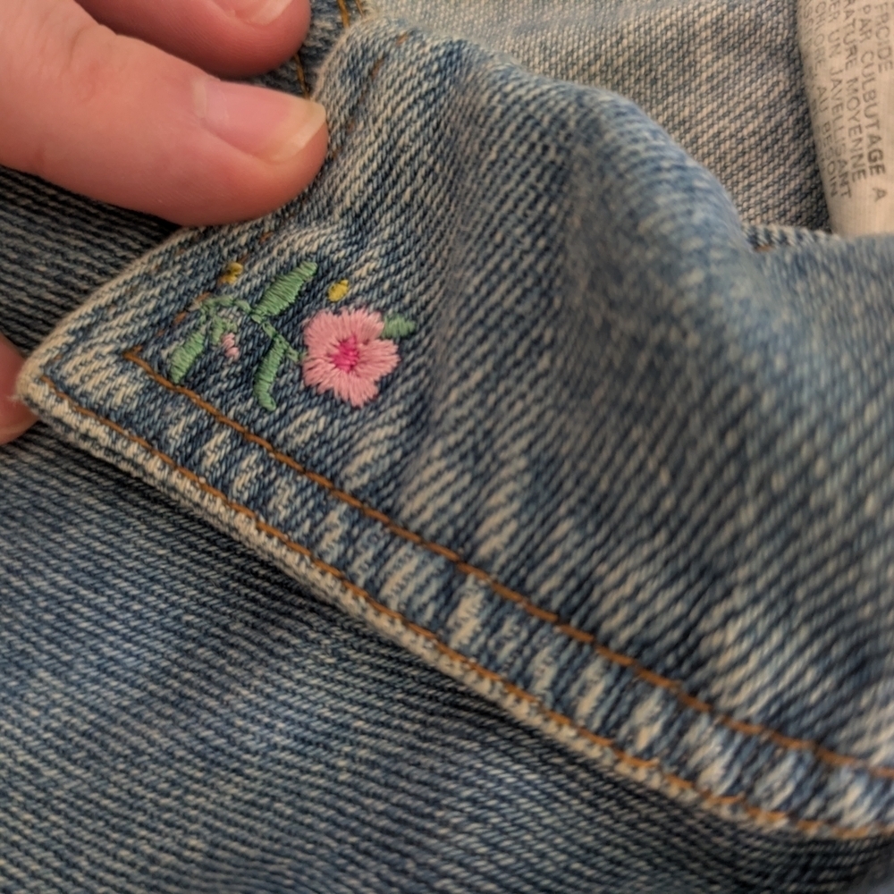 Vintage Disney Embroidered Child's Denim Vest 1990s - Picture 5 of 7